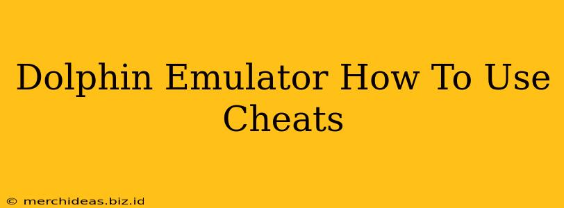 Dolphin Emulator How To Use Cheats