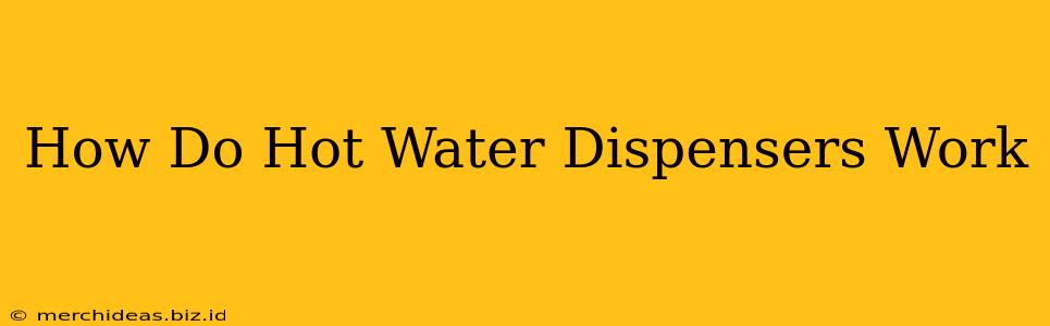 How Do Hot Water Dispensers Work