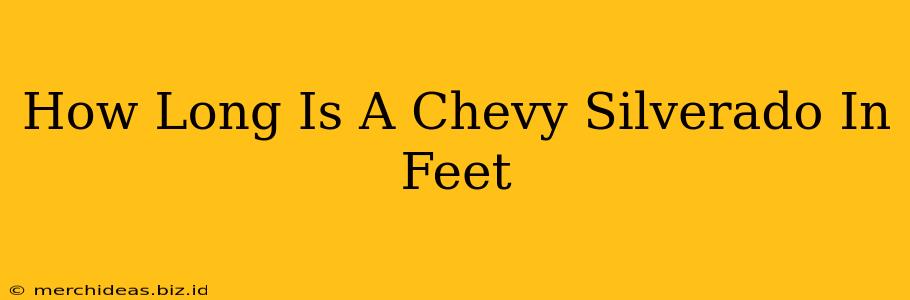 How Long Is A Chevy Silverado In Feet