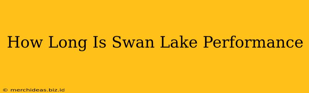 How Long Is Swan Lake Performance