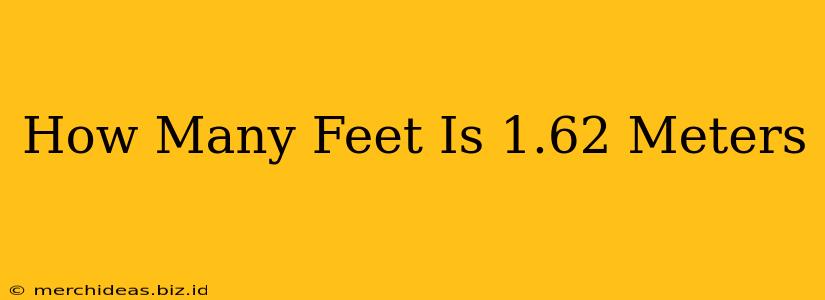 How Many Feet Is 1.62 Meters