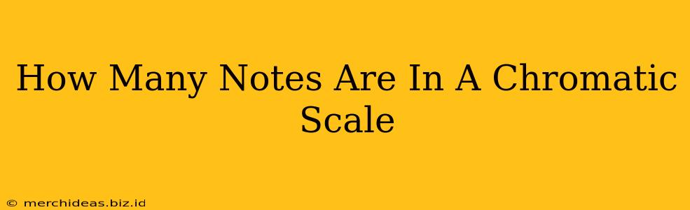 How Many Notes Are In A Chromatic Scale