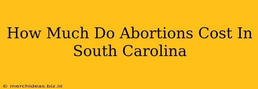 How Much Do Abortions Cost In South Carolina