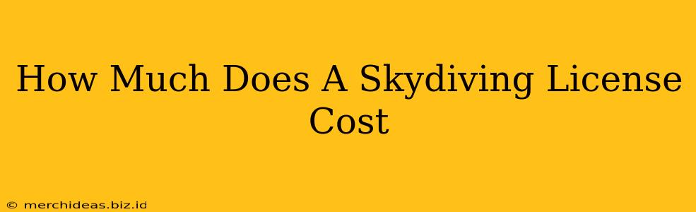 How Much Does A Skydiving License Cost