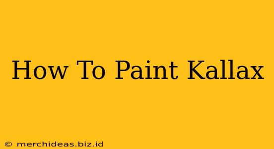 How To Paint Kallax