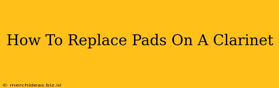 How To Replace Pads On A Clarinet