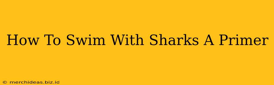 How To Swim With Sharks A Primer