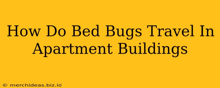 How Do Bed Bugs Travel In Apartment Buildings