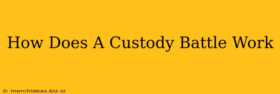 How Does A Custody Battle Work