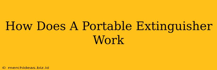 How Does A Portable Extinguisher Work