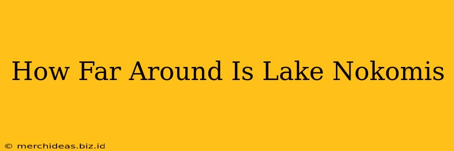 How Far Around Is Lake Nokomis