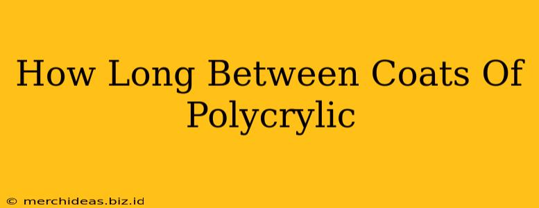How Long Between Coats Of Polycrylic