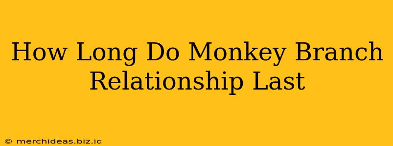 How Long Do Monkey Branch Relationship Last