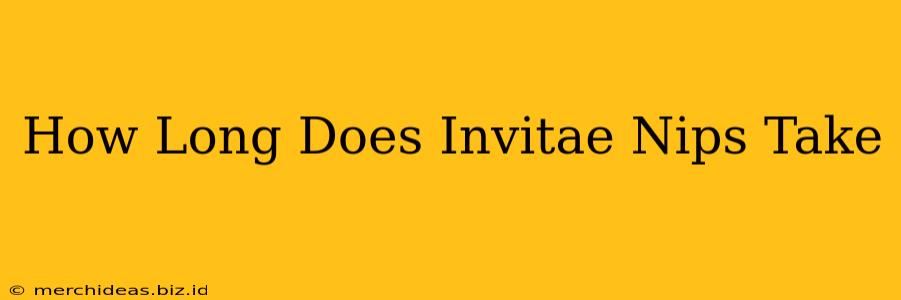 How Long Does Invitae Nips Take