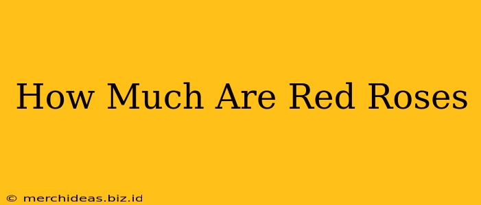 How Much Are Red Roses