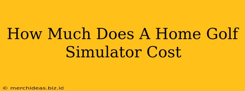 How Much Does A Home Golf Simulator Cost