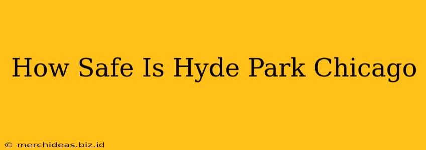 How Safe Is Hyde Park Chicago