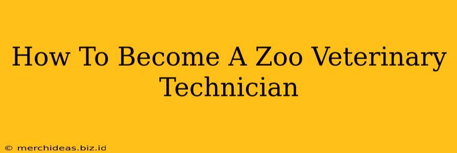 How To Become A Zoo Veterinary Technician