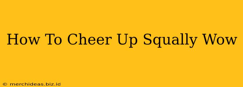 How To Cheer Up Squally Wow