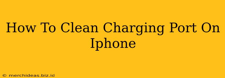 How To Clean Charging Port On Iphone