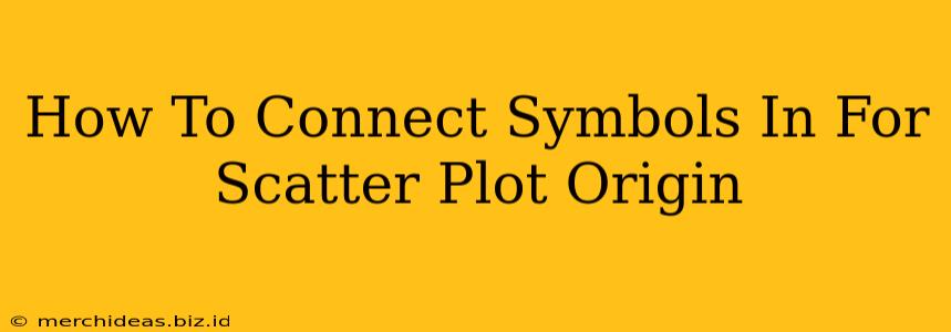 How To Connect Symbols In For Scatter Plot Origin