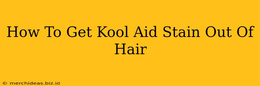 How To Get Kool Aid Stain Out Of Hair