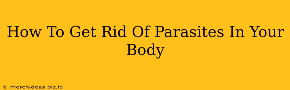 How To Get Rid Of Parasites In Your Body