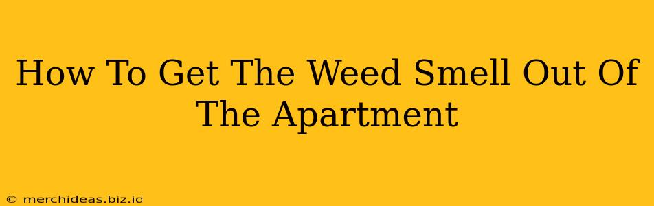 How To Get The Weed Smell Out Of The Apartment