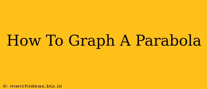 How To Graph A Parabola