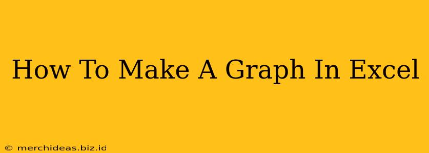 How To Make A Graph In Excel