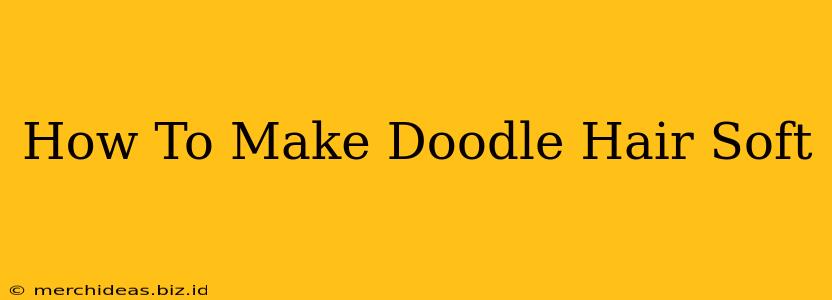 How To Make Doodle Hair Soft