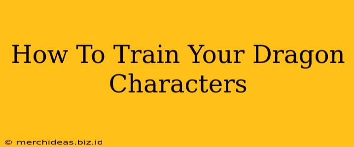 How To Train Your Dragon Characters