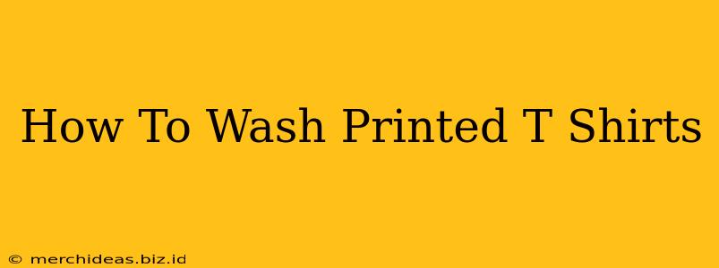 How To Wash Printed T Shirts