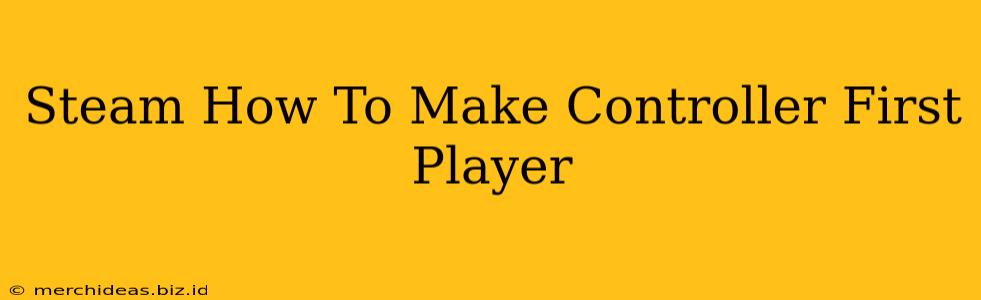 Steam How To Make Controller First Player