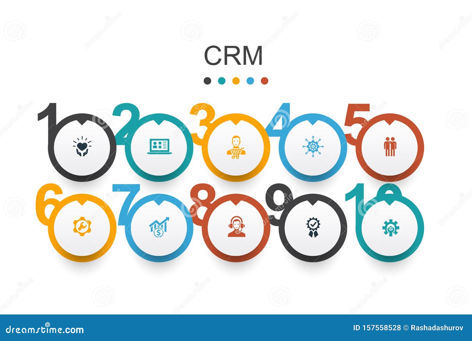 CRM Marketing Infographic Design: A Visual Guide to Boosting Customer Relationships and ROI