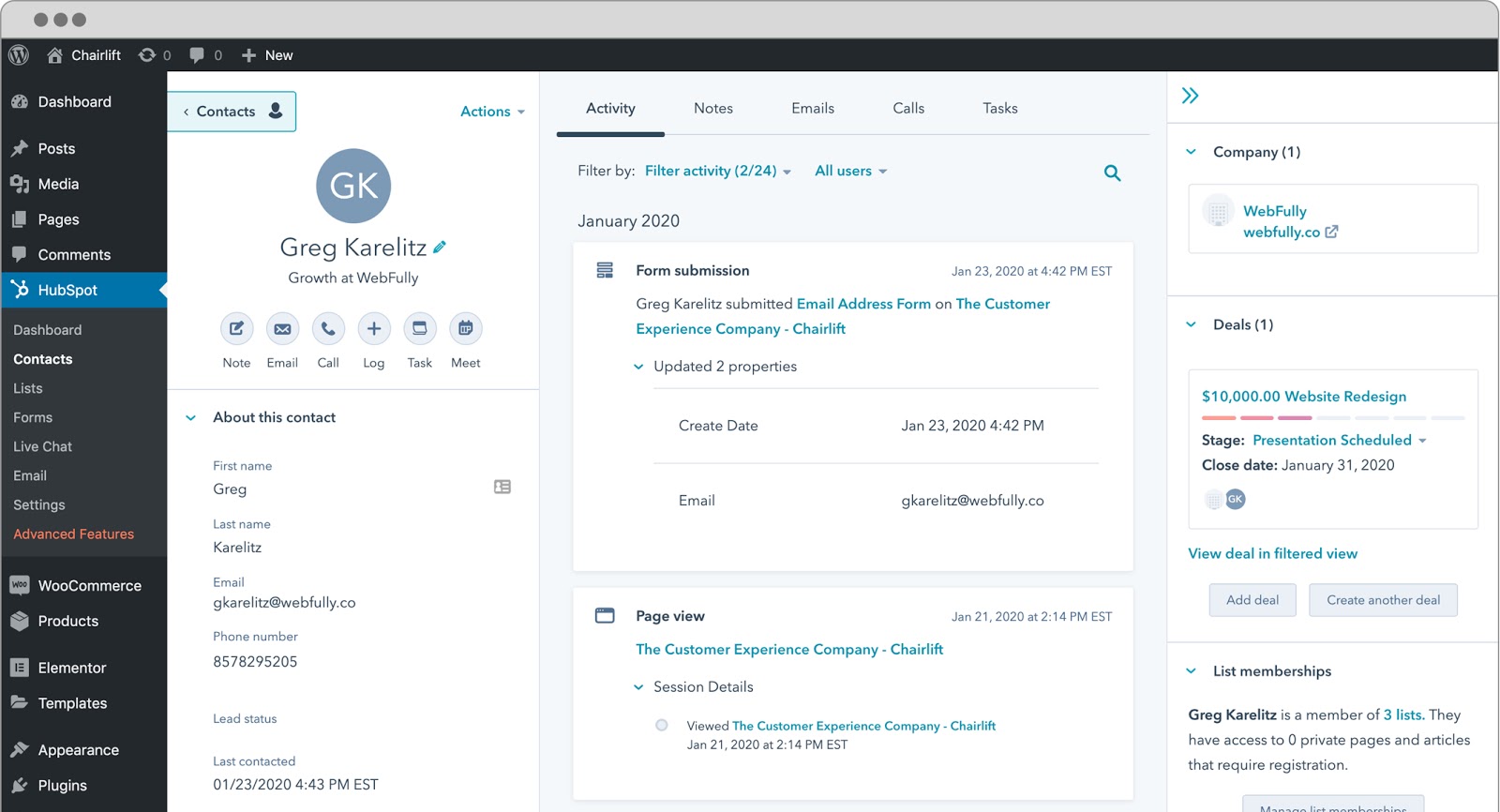 Supercharge Your WordPress Website: A Deep Dive into CRM Integration
