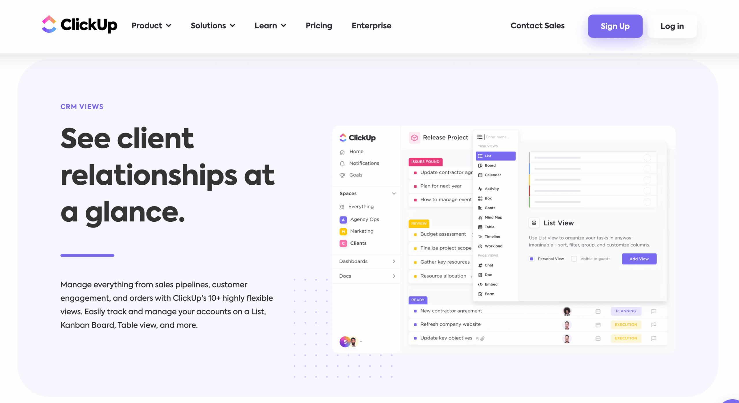 Seamless Synergy: Mastering CRM Integration with ClickUp for Peak Productivity