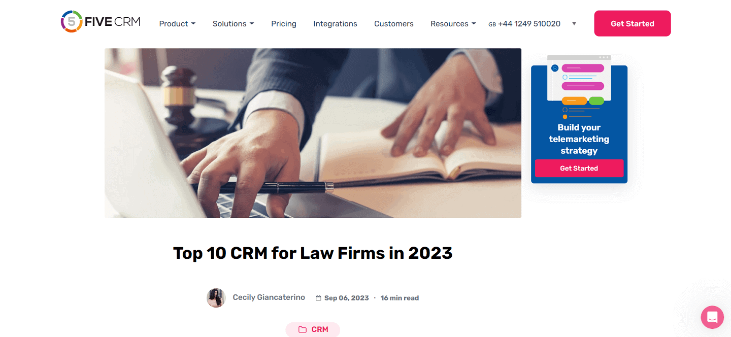 Unlocking Efficiency: The Ultimate CRM Guide for Small Law Firms