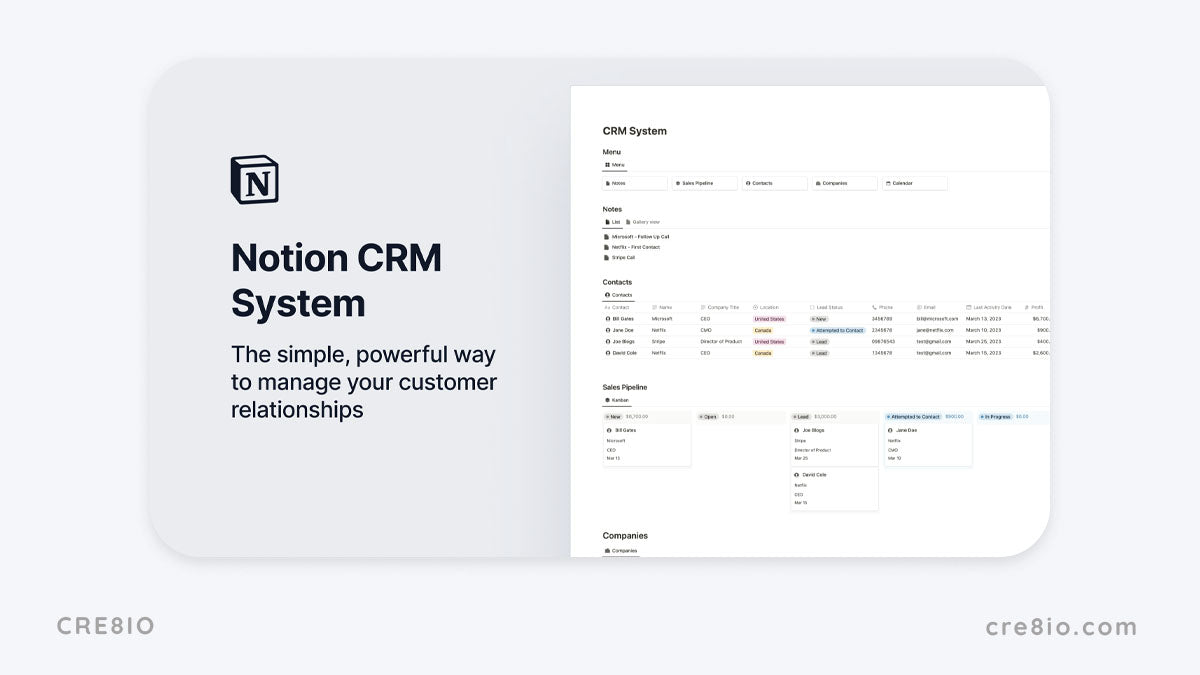 Unlock Productivity: A Comprehensive Guide to CRM Integration with Notion